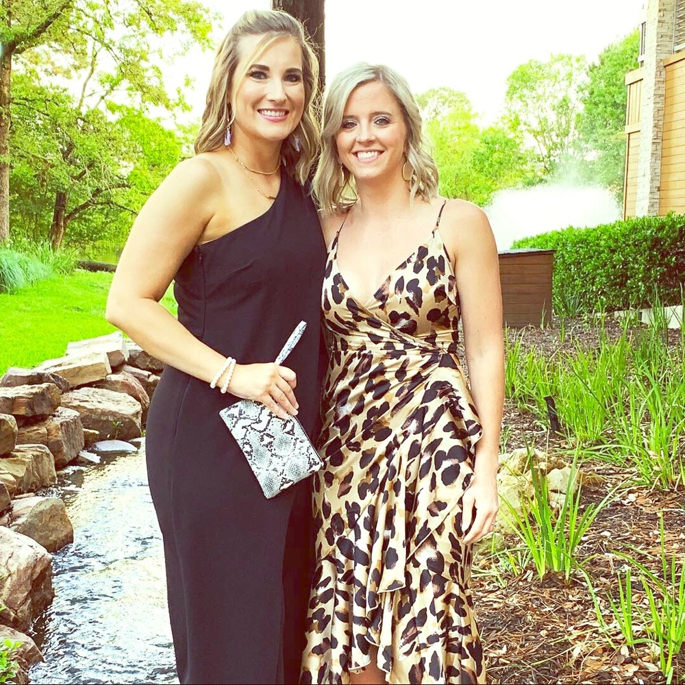 Sexy Cheetah Print Wrap Dress